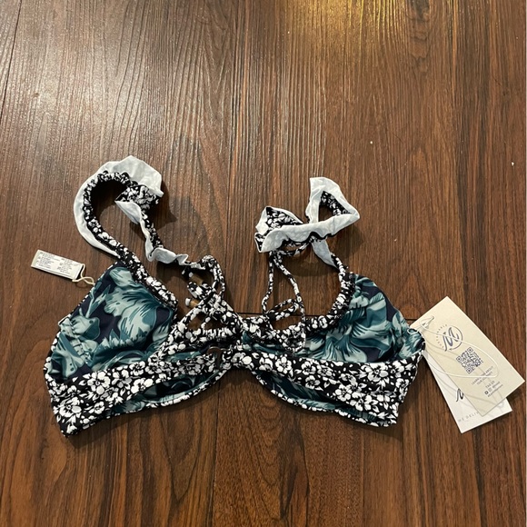 NWT Maaji Jadie Ruffle Underwire Bikini Top - Picture 4 of 6